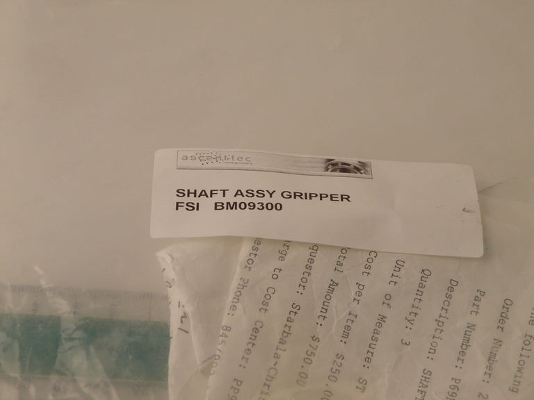 SHAFT ASSY GRIPPER FSI, NEW OEM