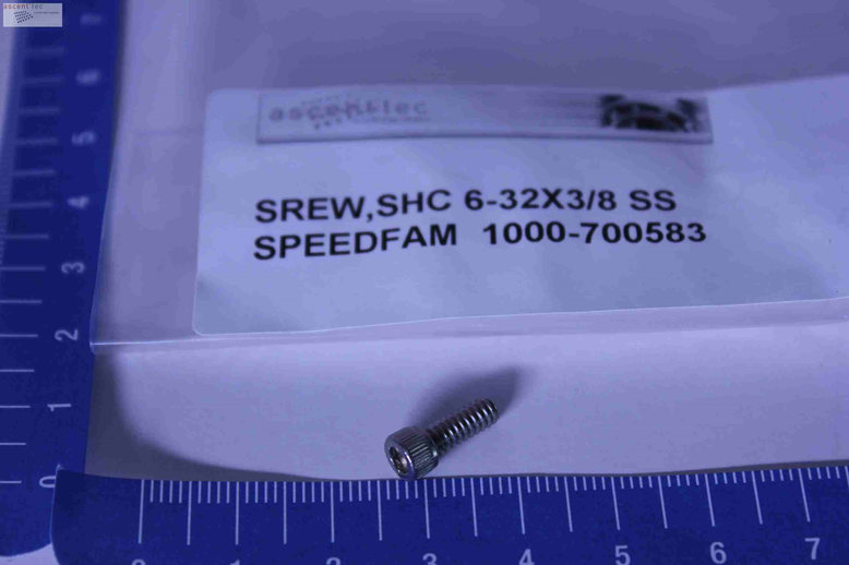 Screw, SHC 6-32 x 3/8 SS, Lot of 30