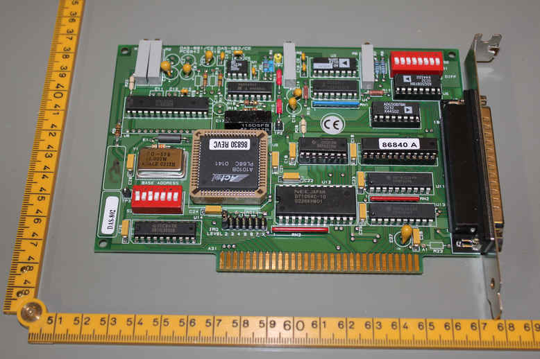 PCB DAS-802, 12-BIT MULTIFUNCTION BOARD, REV 2