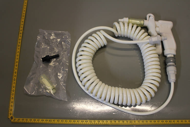 COIL HOSE WITH AIR PISTOL, NEW OEM