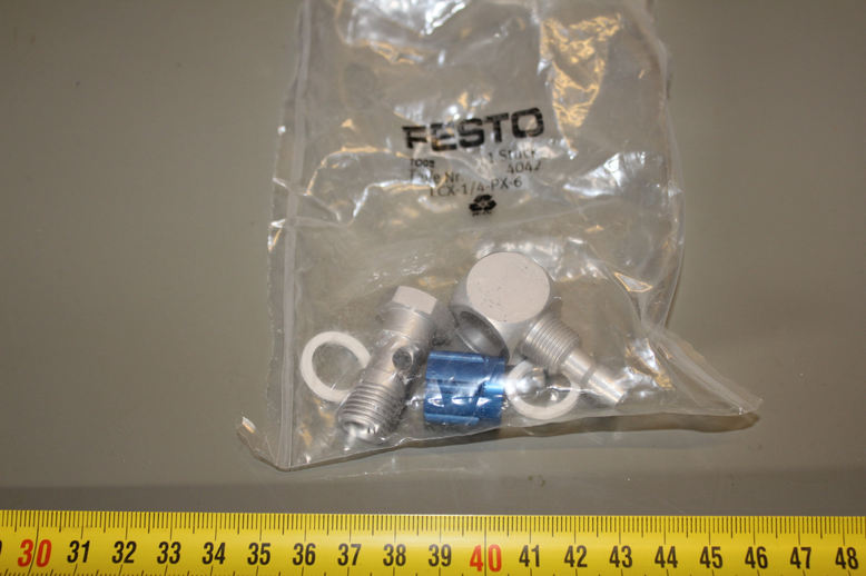 Elbow Quick Connector Fitting, FESTO 4042, Lot of 10