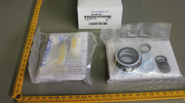 REINFORCED PTFE SEAL KIT FOR 65 SERIES BALL VALVE, LOT OF 2