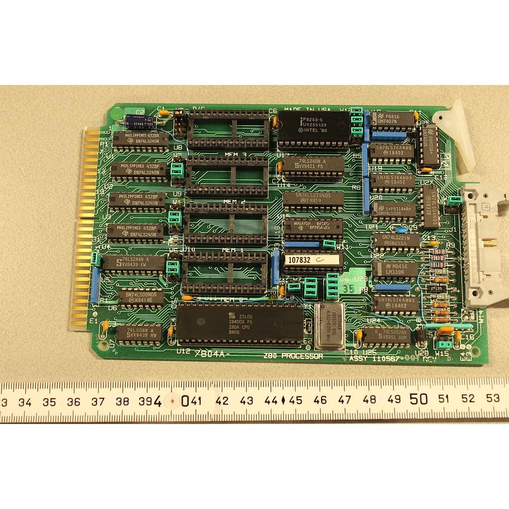CPU Z80-4MHZ BEAM CONTROLLER, NV 10-8015053202000056 REV D