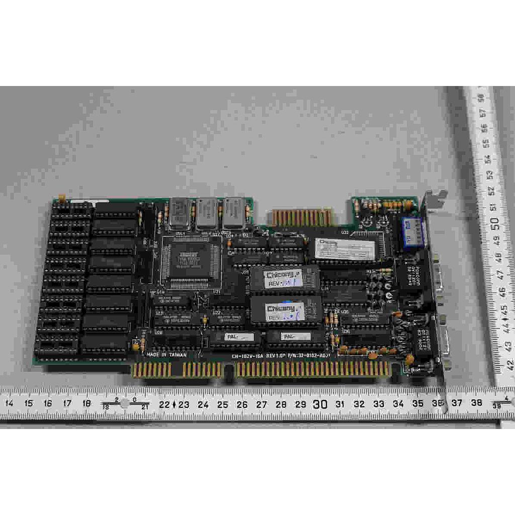 PCB, EGA/VGA Card, CH-102V-16A
