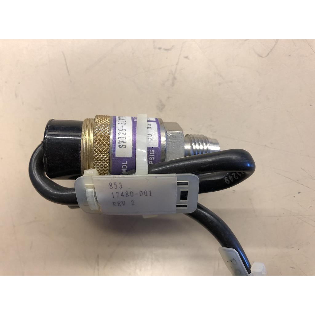 Assy Vacuum Switch, 75 Torr, Wasco SV129-31W2A-X/6693, Rev.2