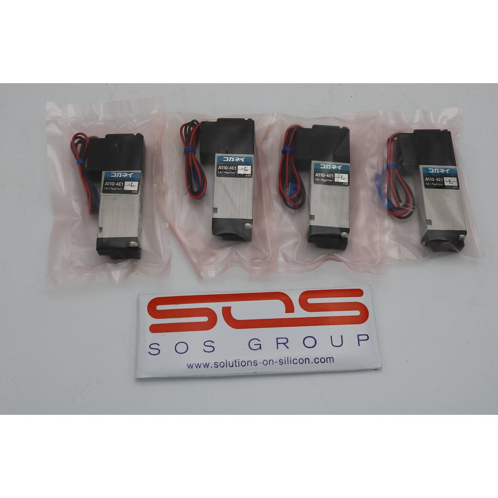 Solenoid Valve 110 Series, w/LED Indicator, Lot of 4