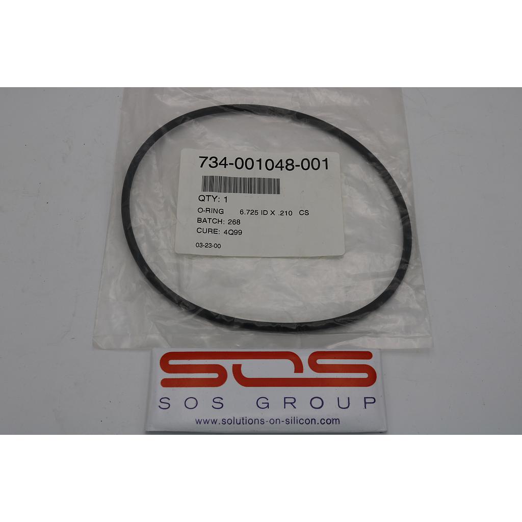 AS364, O-RING 6.725 ID x .210 C/S, Lot of 4