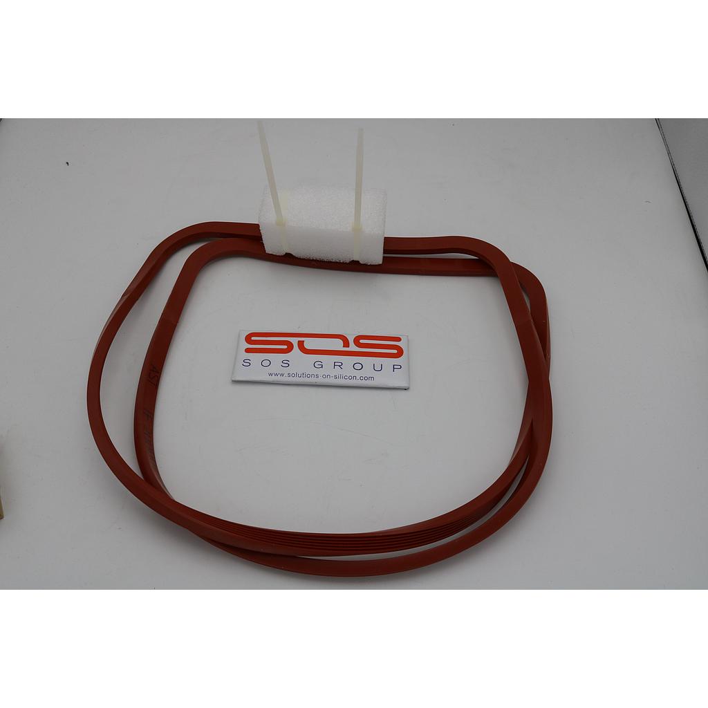 Inflatable Seal For Gate Valve, 13.5 X 9 X DL SI Oxigine Red