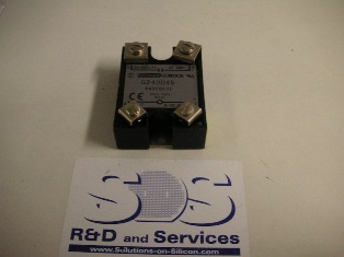 RELAY, SOLID STATE, CROUZET GORDOS, G240D45, COILV: 32VDC, SPST, 280VAC, SCREW-ON MOUNT.