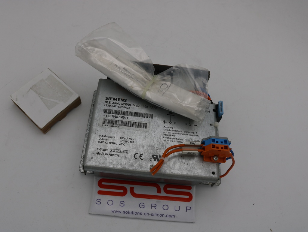 Battery Module, SITOP, 24V, 3.2Ah, Sealed Led, For DC UPS 6A and 15A