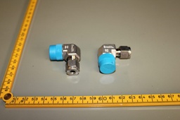 [SS-400-2-6/505764] SS TUBE FITTING, MALE ELBOW, 1/4 in. TUBE OD x 3/8 in. MALE NPT, LOT OF 26