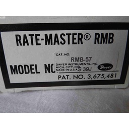 [RMB-57/505563] Rate-Master RMB, Flowmeter, 0-600 SCFH Air