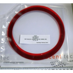 [372-45083-1/100091] CMP SPACER, CARRIER .002THK 150mm, RED, LOT OF 18